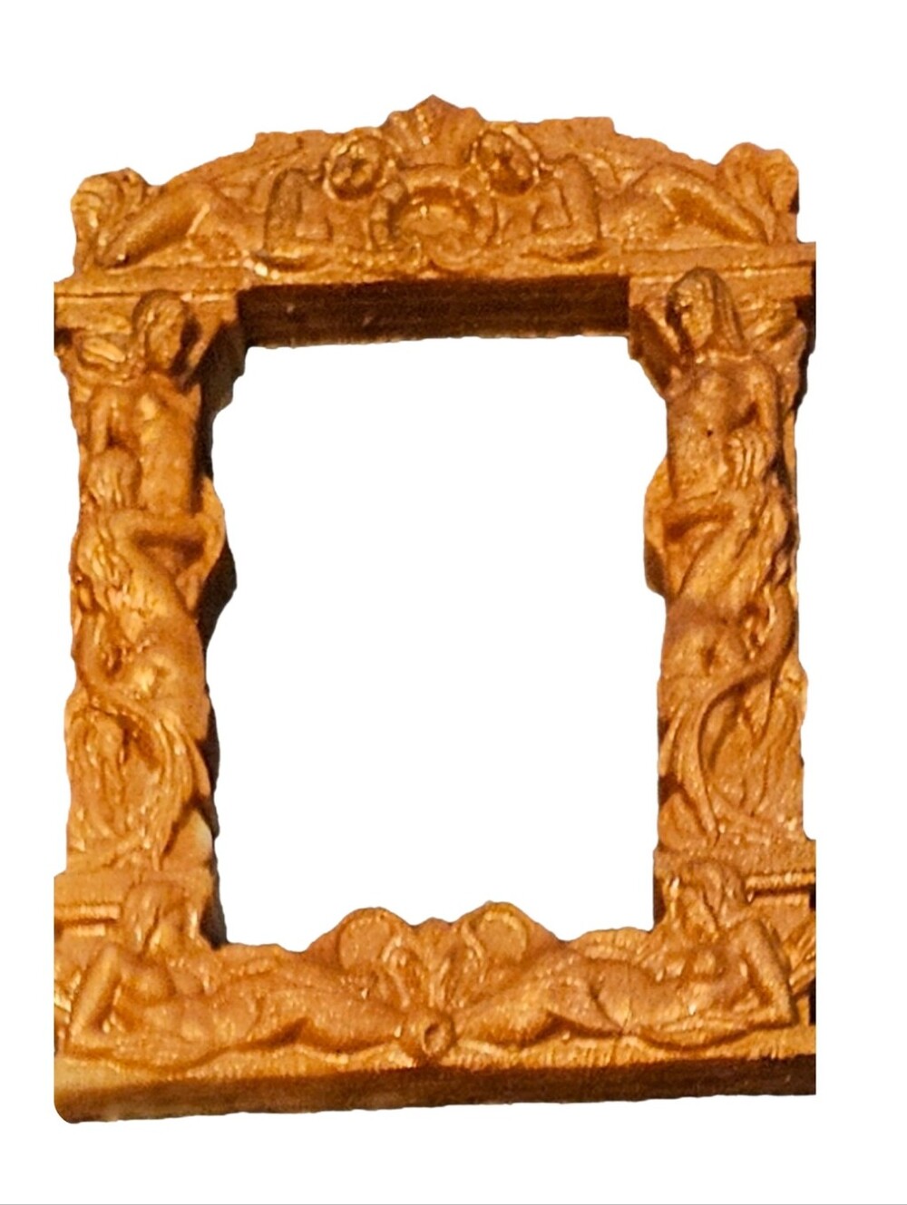 Ornate Woman Around Frame Silicone Mold